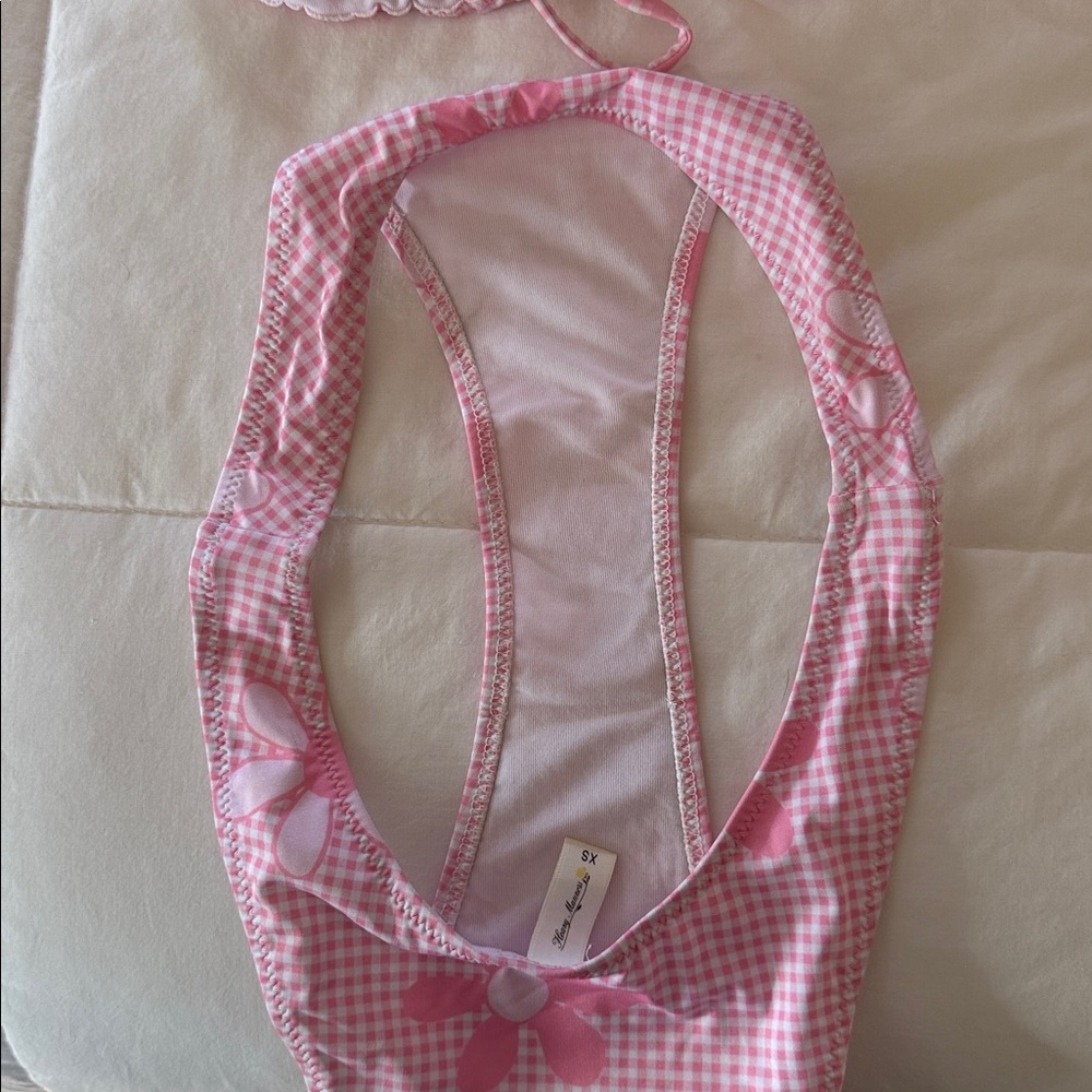 Heavy Manners ‘Just A Girl’ triangle bikini set in size Small/XS - Picture 12 of 12